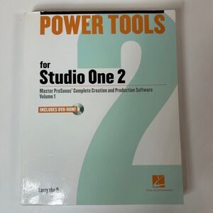 Power Tools for Studio One 2 Volume 1 Larry the O Hal Leonard Book DVD-ROM